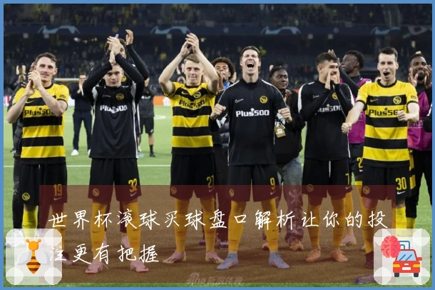 世界杯滚球买球盘口解析让你的投注更有把握